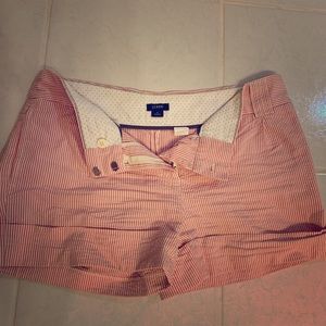 J Crew City fit striped shorts